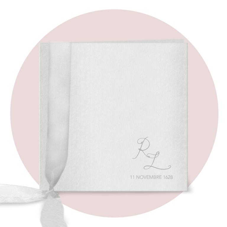 Immagine prodotto: Libretto messa formato quadrato, spillato in cartoncino pregiato tipo: DALI CANDIDO